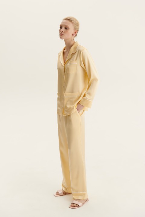 Классическая пижама с карманами Coco