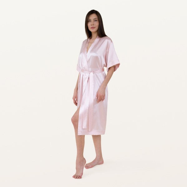 Шёлковый халат-кимоно